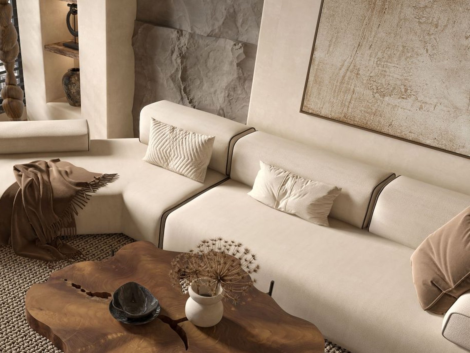 A calm living room after a Breeza clean